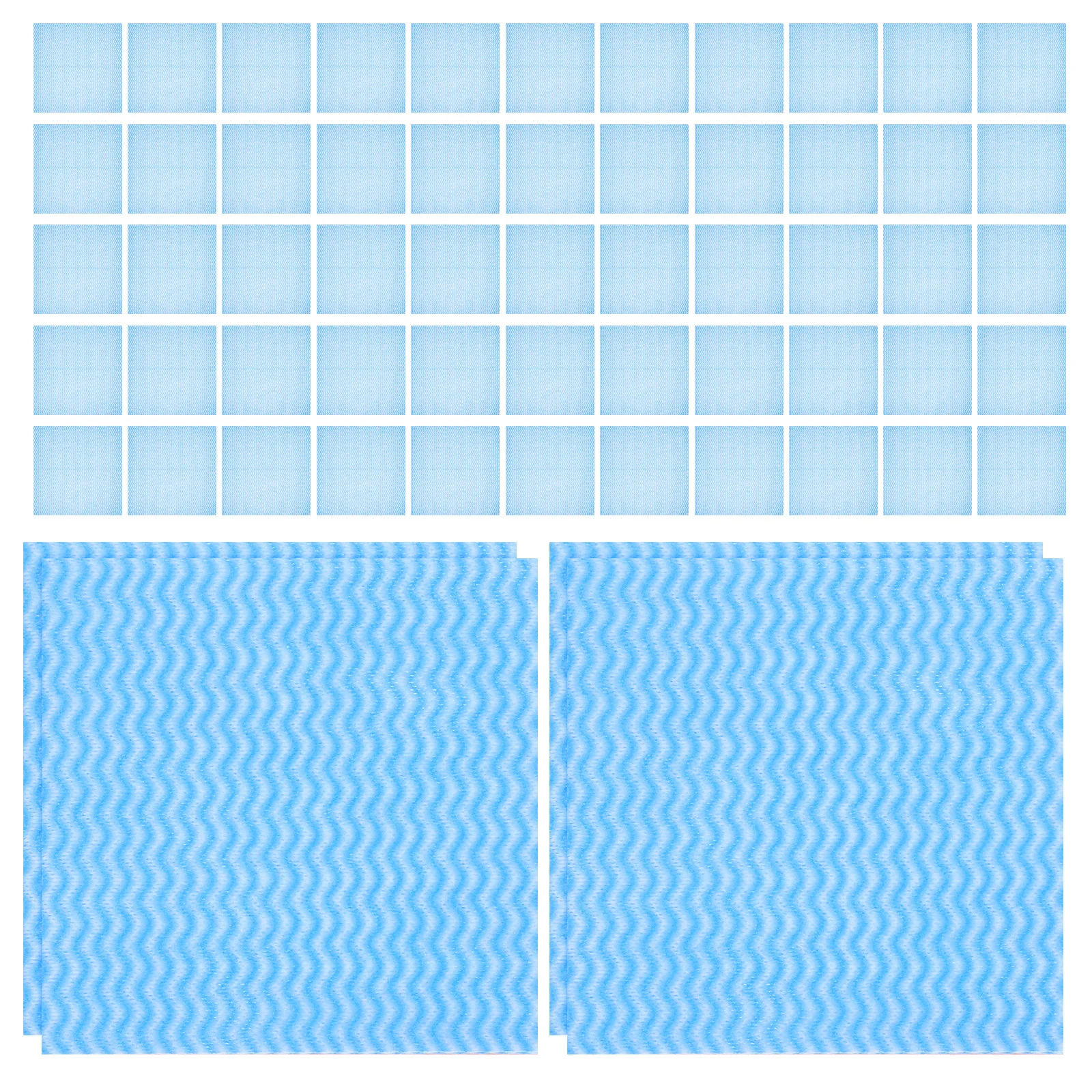 

50Pcs Reusable Kitchen Washcloths Non Woven Large Absorbent Quick Drying Cleaning Cloths for Dishwashing and Counter Cleaning