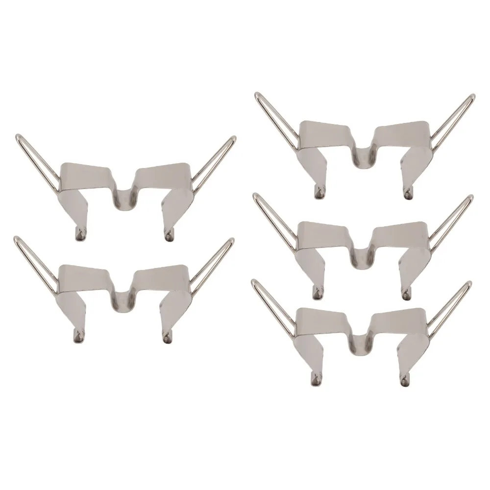 5pcs Stainless Steel Wet Canvas Clips Easy-Install Design Smooth Surface Oil Painting Frame Clamps Canvas Frame Holders