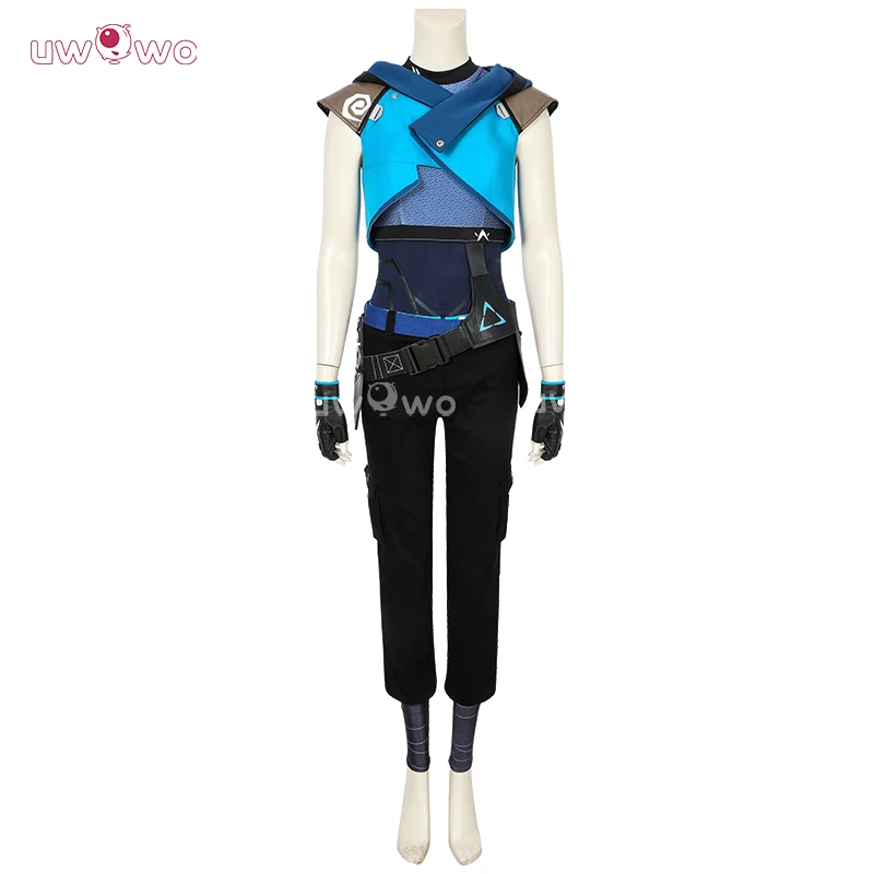 UWOWO Collab Series:Game Valorantt Jett Cosplay Costume Halloween Costumes Suit