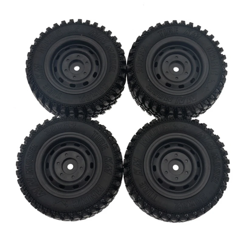 40Pcs Rubber Wheel Tire Tyre Set For MN86 1/12 RC Car DIY Upgrade Spare Parts Accessories