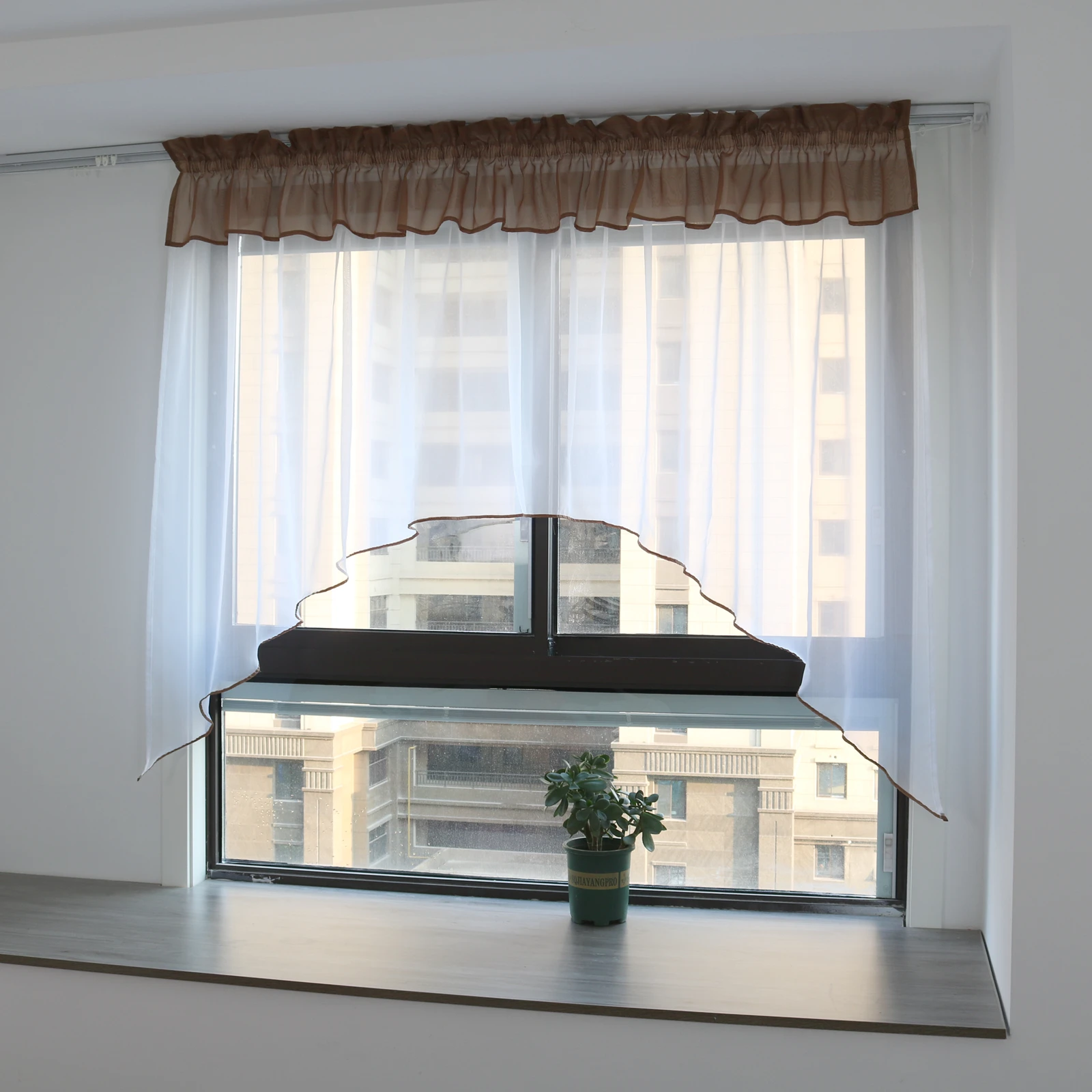 Window Curtain Tape with Rod-pocket, Simple Valance Design, Valance Design, Living Room, Kitchen