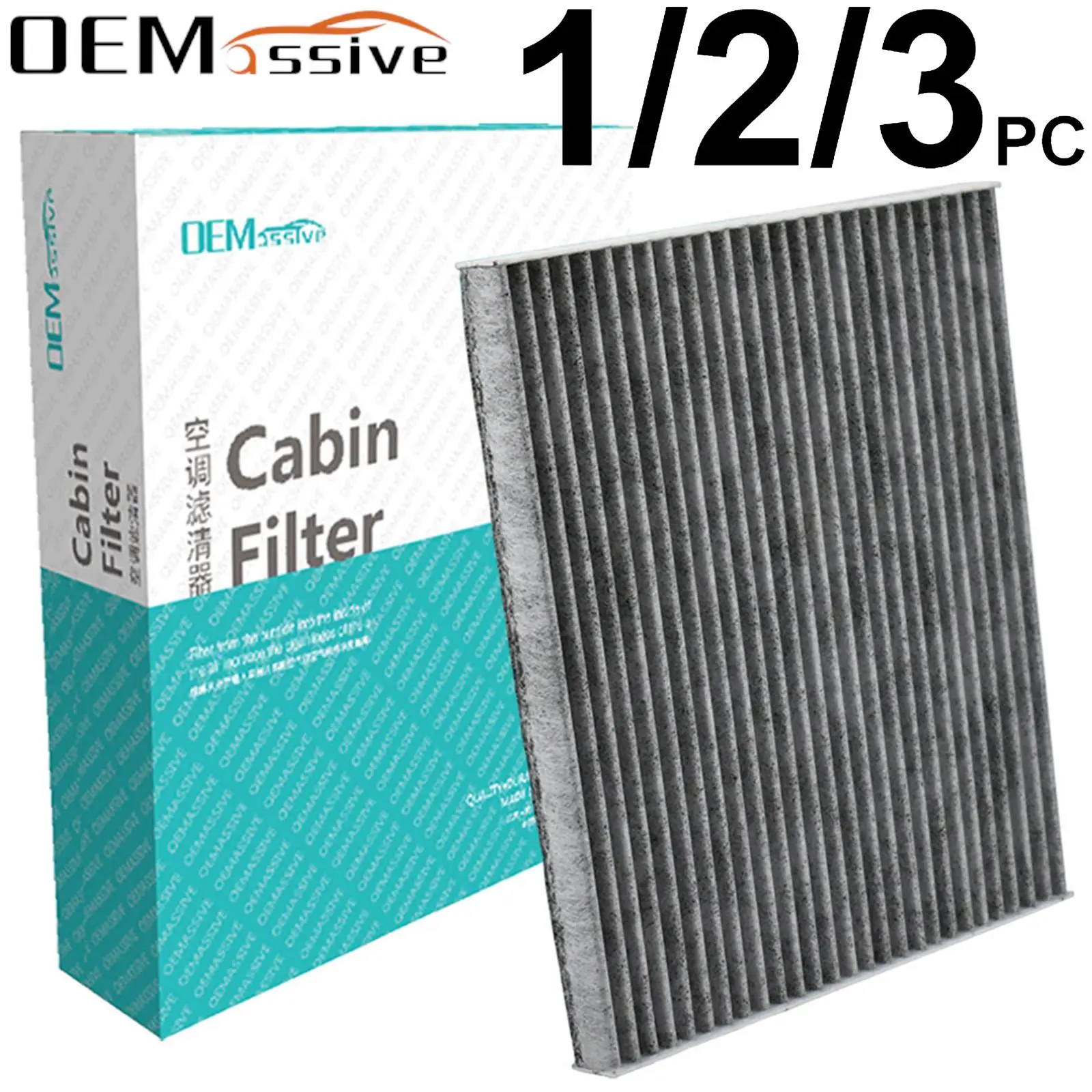 

Car Pollen Cabin A/C Air Filter For Hyundai Santa Fe DM/NC 2013 2014 - 2018 2.0/2.4L/3.3L Engine Grandeur HG 2012 - 2017 3.3L V6
