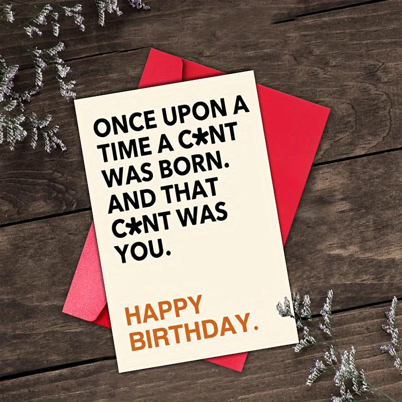 بطاقة عيد ميلاد سعيد مضحكة لأفضل الأصدقاء ، هدايا صداقة للنساء والرجال ، هدايا لها ولله ، 1 * *