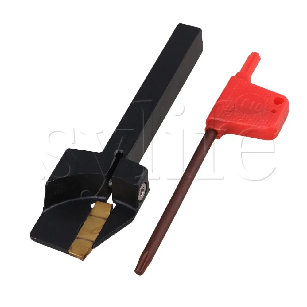 

Steel Lathe Turning Tool Holder Boring Bar Blade Insert 2x8x10mm w/Wrench