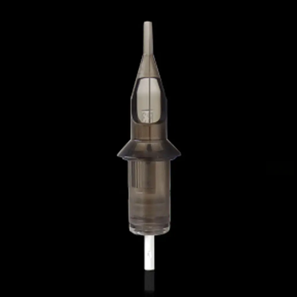 

20Pcs Short Tattoo Needles Disposable Semi-Transparent Professional Pre-Sterilized Needles for Machine Artists Quick Setup