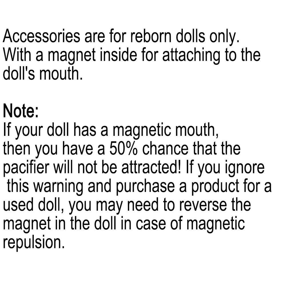 Chupete magnético para muñeca Reborn, accesorios para muñeca Reborn
