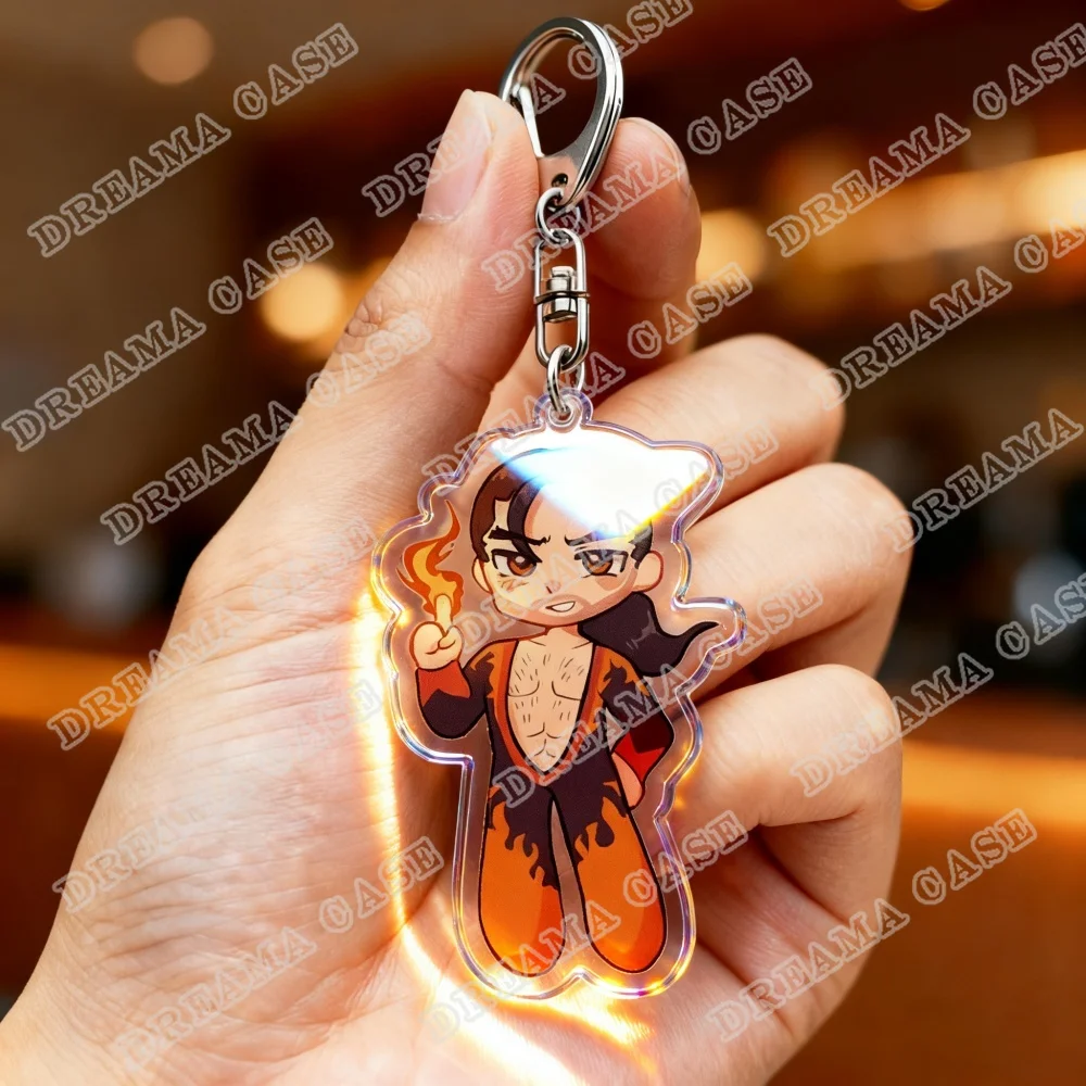 لطيف الكرتون لعبة المفاتيح للإكسسوارات Mecha رجل شقراء السترة روبرت روبرتسون كيرينغ مجوهرات إرسال عشاق الألعاب الهدايا