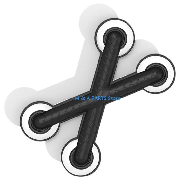 U1JF Easy to Apply Shoelaces 3D Decorative Sticker for Car with Long Lasting Adhesion