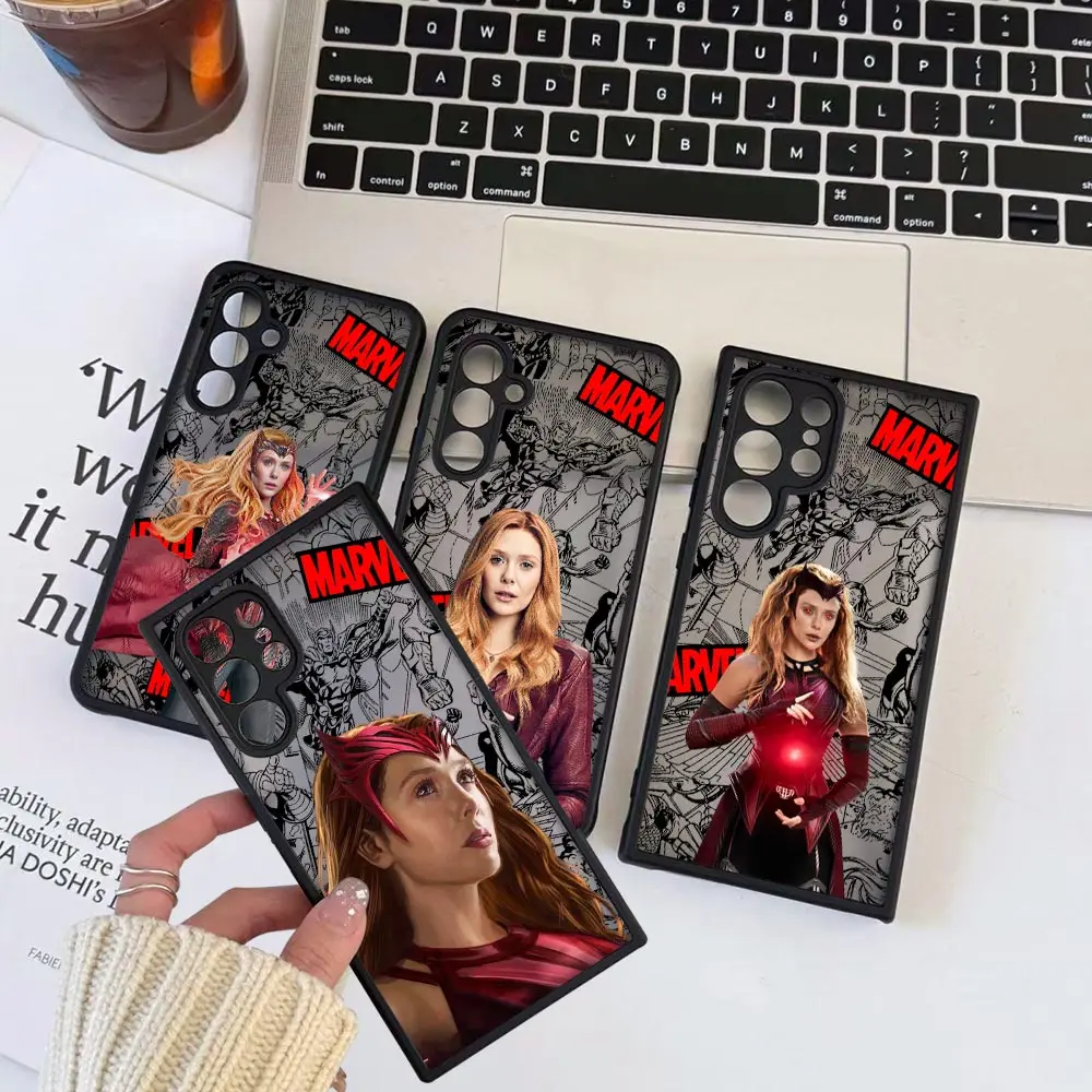 

Marvel The Avengers Wanda Scarlet Witch Phone Case For OPPO Reno 14 14f 13 13f 8 8t 7 7z 6 6z 5 4 3 Pro Plus Transparent Cover