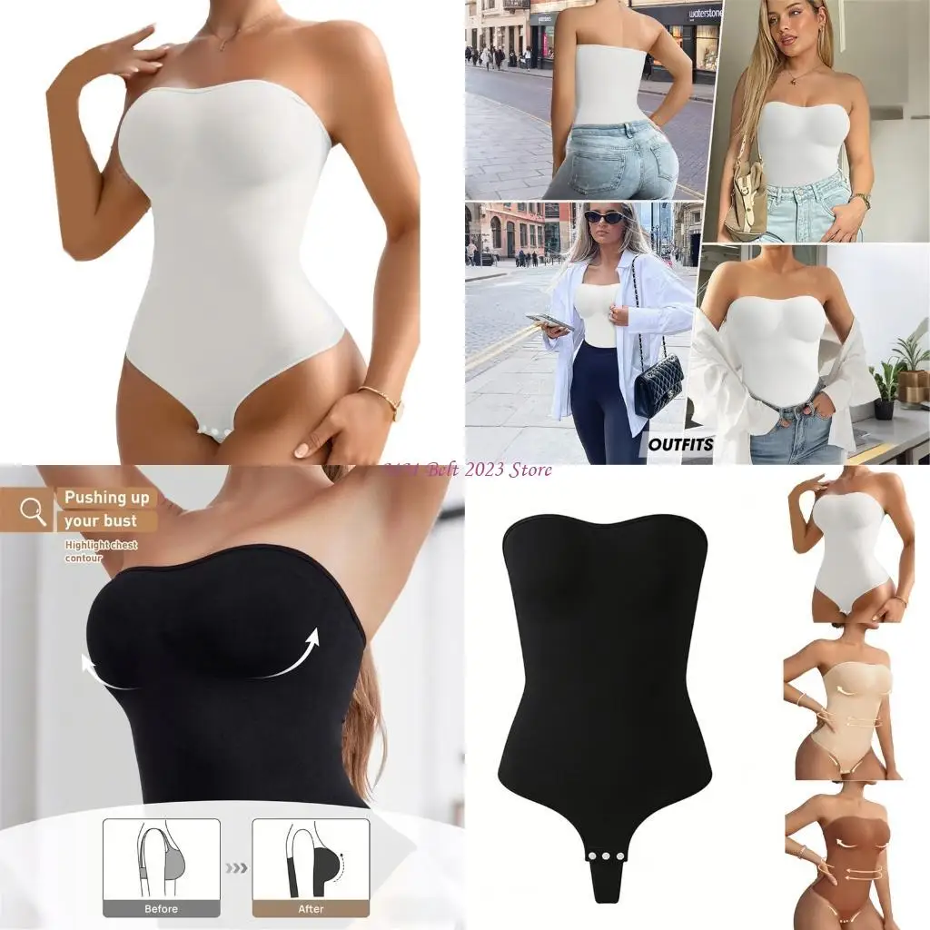 49ME Comfortable Shapewear Bodysuit Prevents Movement During Exercise Any Occasion