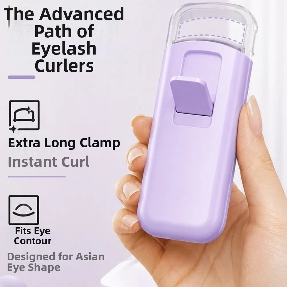 Fast Heating Heated Eyelash Curler Long-Lasting Lift Lightweight Electric Lash Curler Heat Resistant USB Rechargeable