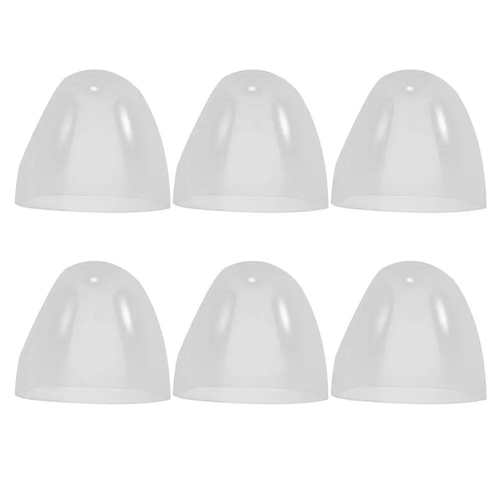 

6Pcs Baby Bottle Accessories Clear Wide Mouth Replacement Caps Leakproof Cover for Infant Milk Bottle Lid Feeding Supplies