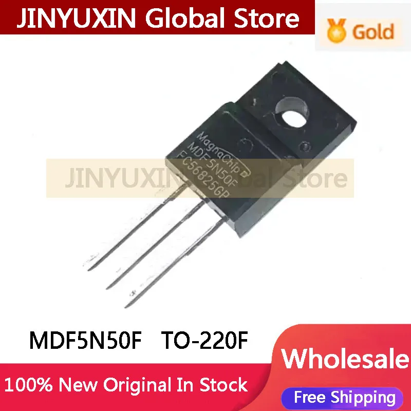 10-50Pcs MDF5N50F TO-220F 500V 5A IC Chip in Stock Wholesale