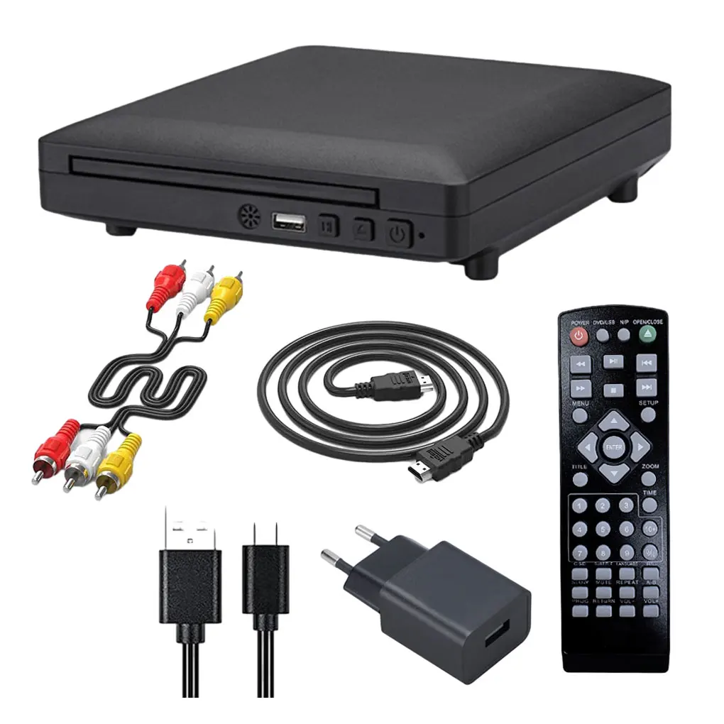 Dvd-Speler High-Defination 1080P Full Hd Disc Spelers Thuis Dvd-Speler Box Voor Tv Cd, CD-R/CD-RW Speler