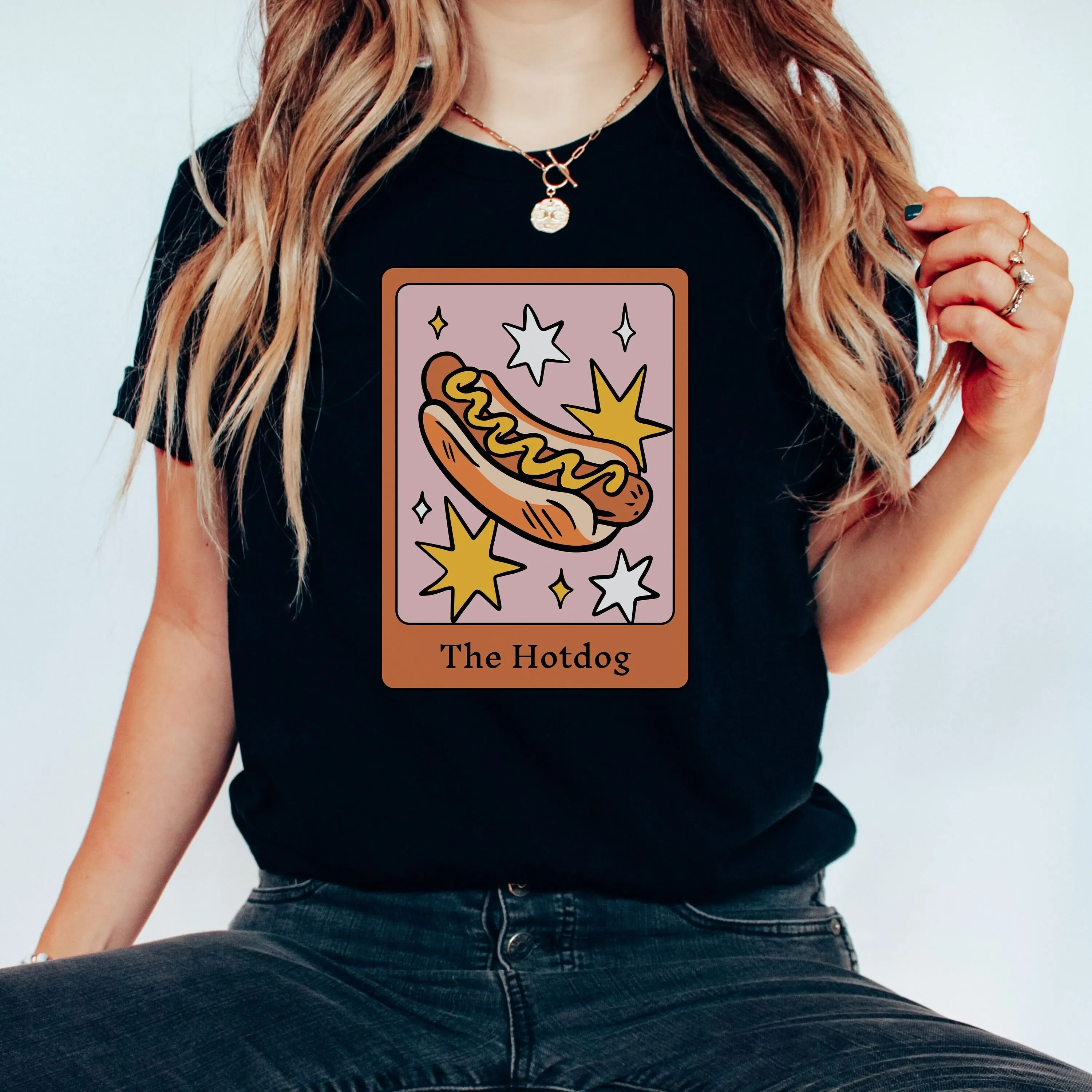 Hot Dog T Shirt Lover Hotdog Tarot Food Funny Hotdogologist Eating ContesT