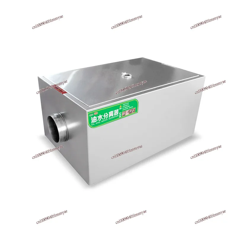 

Commercial Buried Stainless Steel Grease Trap Three stage Filtration Sedimentation Wastewater Separator For Kitchen Sink