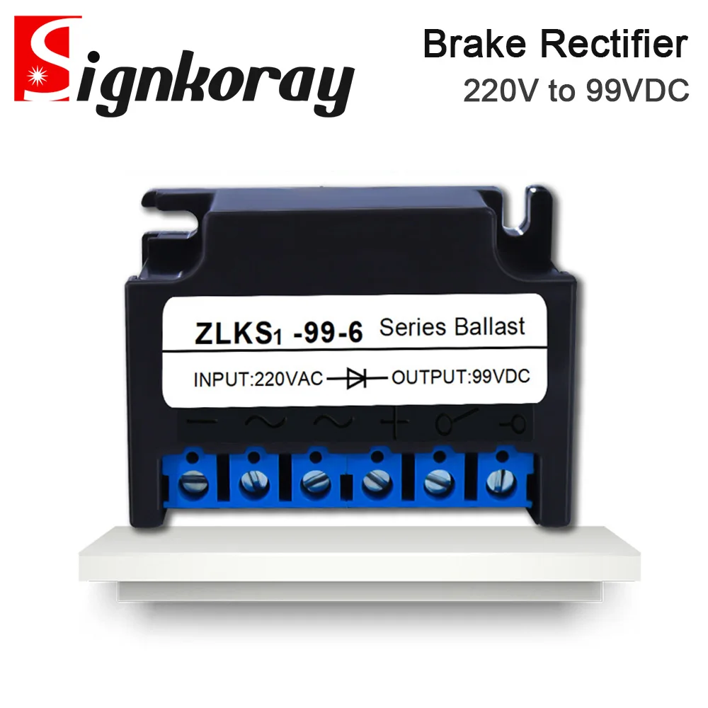 Raddrizzatore freno SignkoRay ZLKS1-99-6 Raddrizzatore da 220 V / 380 V CA a 99 V / 170 V CC Modulo freno di tenuta motore