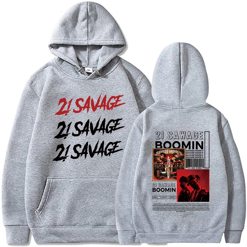 21 Savage Story American Dream Hoodies Tour Merch Women Men Fashion Casual Long Sleeve Sweatshirts Harajuku