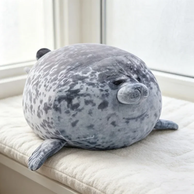 Marine Aquarium Seal Plush Pillow 30CM/40CM PP Cotton Soft Stuffed Toy Home Bedroom Sofa Cushion Comfort Rest Pillow For Kids