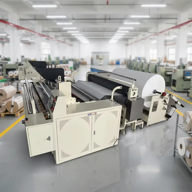 Fully Automatic Toilet Paper Machine PLC Control Embossing Printing Cutting Packing Tissue Manufacturing Equipment