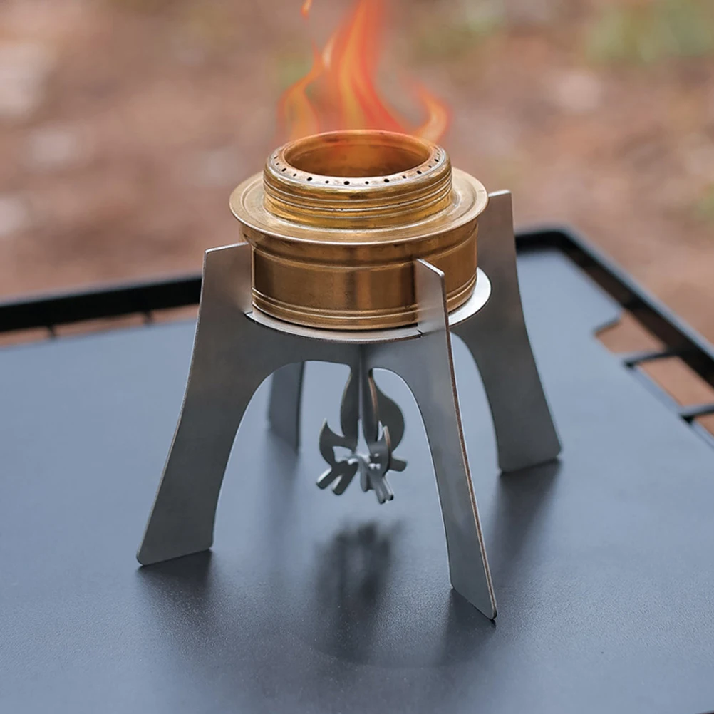 

Stainless Steel Stove Stand Portable Durable Lightweight Camping Stove Rack Holder Bracket for Outdoor Travel Picnic Survival