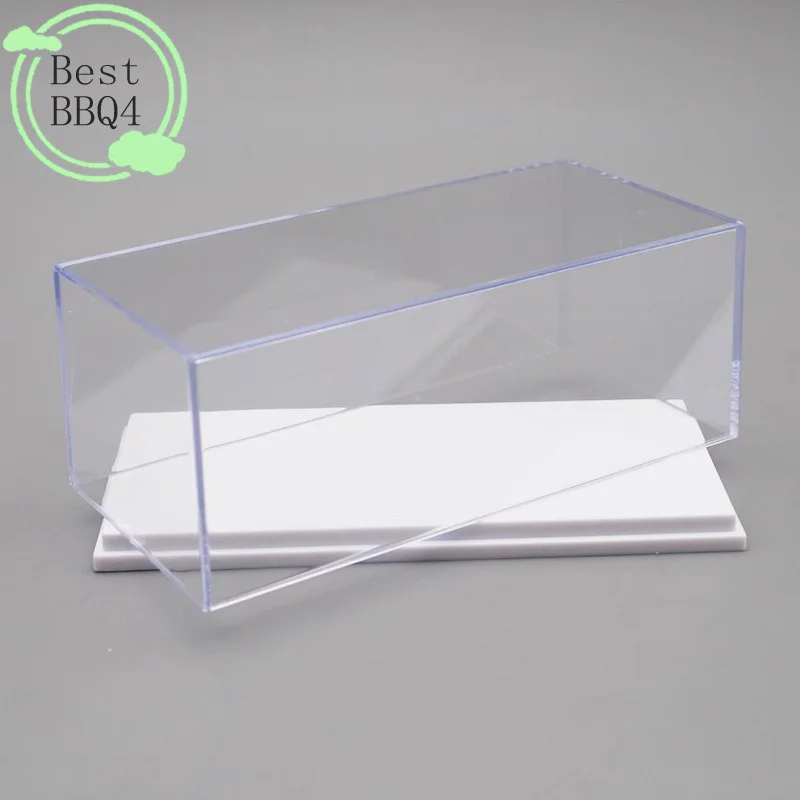 (BBQ4)1:87 Car Model Display Box Transparent Protective Case Acrylic Dust Hard Cover Storage Holder