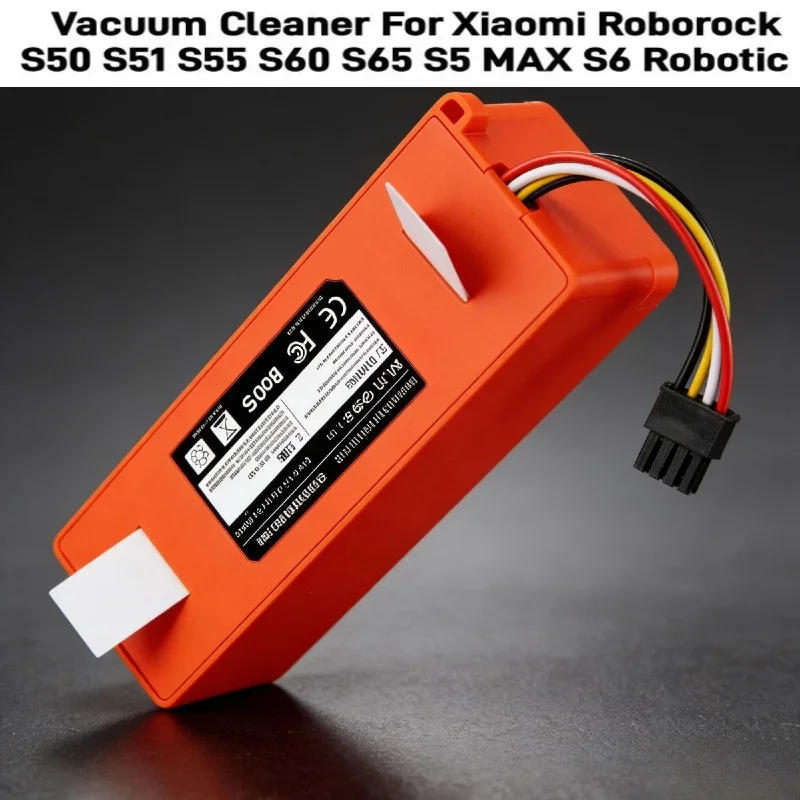 

Аккумулятор 6500 мАч BRR-4S2P-5200S: Стабильное питание, долговечная запасная батарея для роботов-пылесосов Xiaomi Roborock S55, S60, S65, S50, S51, S5 MAX, S6