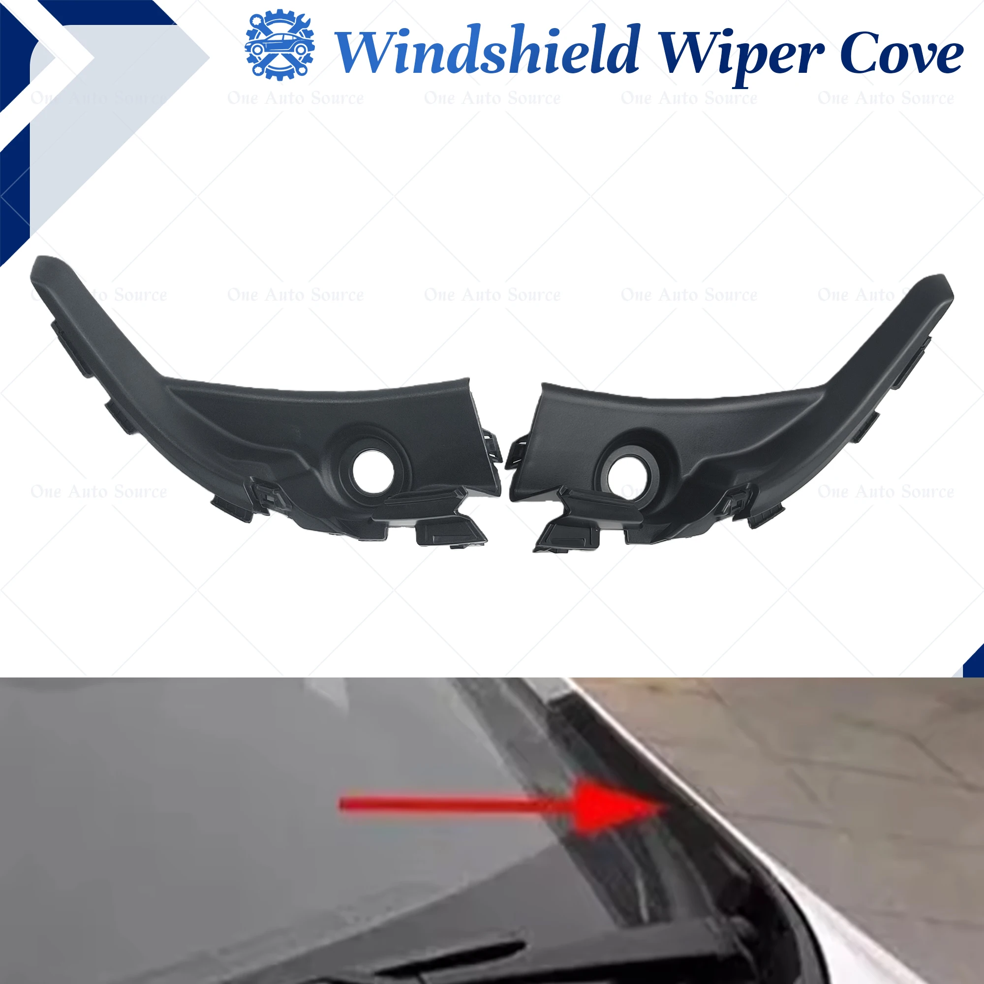 

Для Honda Civic 9-го поколения 2012-2015 гг. Накладка на угол лобового стекла, боковая накладка стеклоочистителя, крышка 74210-TR0-A00 74220-TR0-A00