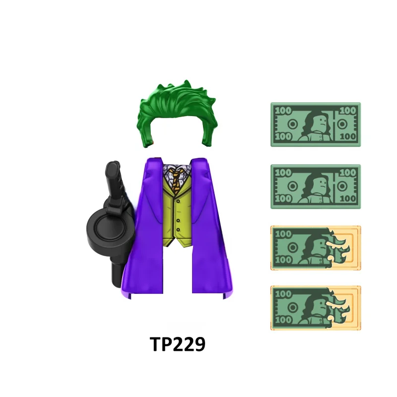 Jouets chauds TP001 009 TP1029 G0178 Mini figurines blocs de construction Arkham KLOWNS TAS KillER série Anime briques poupées jouet cadeaux