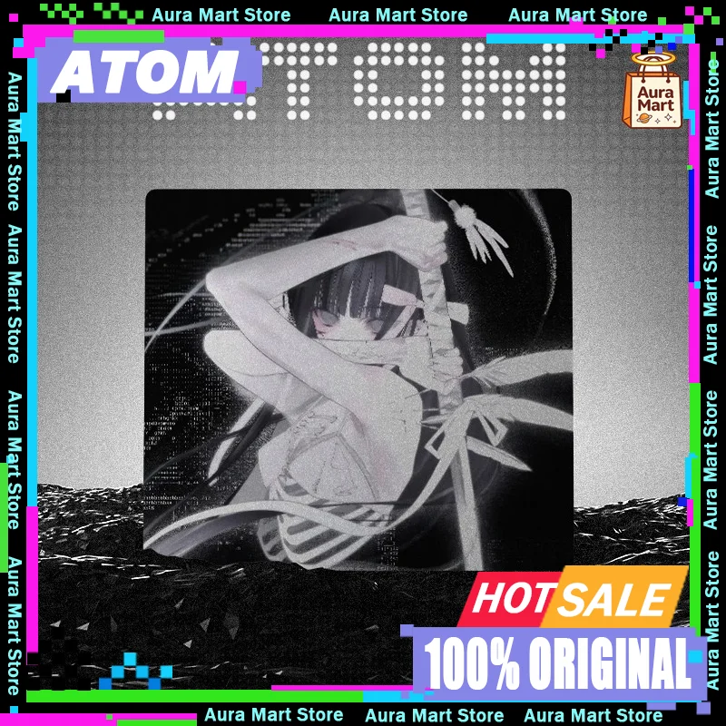 ATOM Resin Gaming Mousepad FPS Control and Speed Mouse Pad Skidproof Waterproof for CSGO APEX Valorant Pc Accessories Gifts