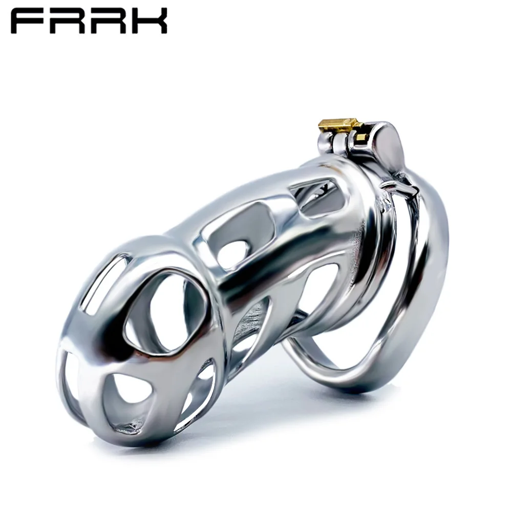 Cobra New Arc Ring Men\'s Bird Cage Stainless Steel Chastity Cage Adult Sex Toy