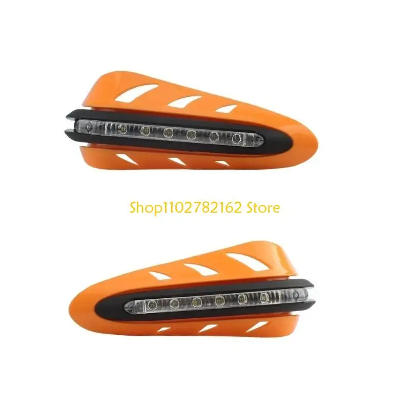 547B Waterproof Protector Cover Motorcycle Hand Guard Shield Turn Light DRL Cover 7/8