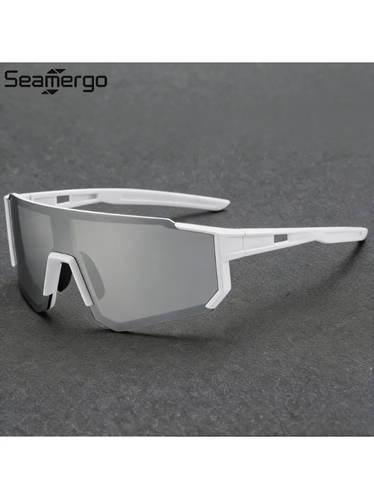AliExpress SNQP SEAMERGO Fashion UV Sandproof Cycling Sunglasses Personality Sports Skiing Mountaineering Clear Protection Windproof Glasses