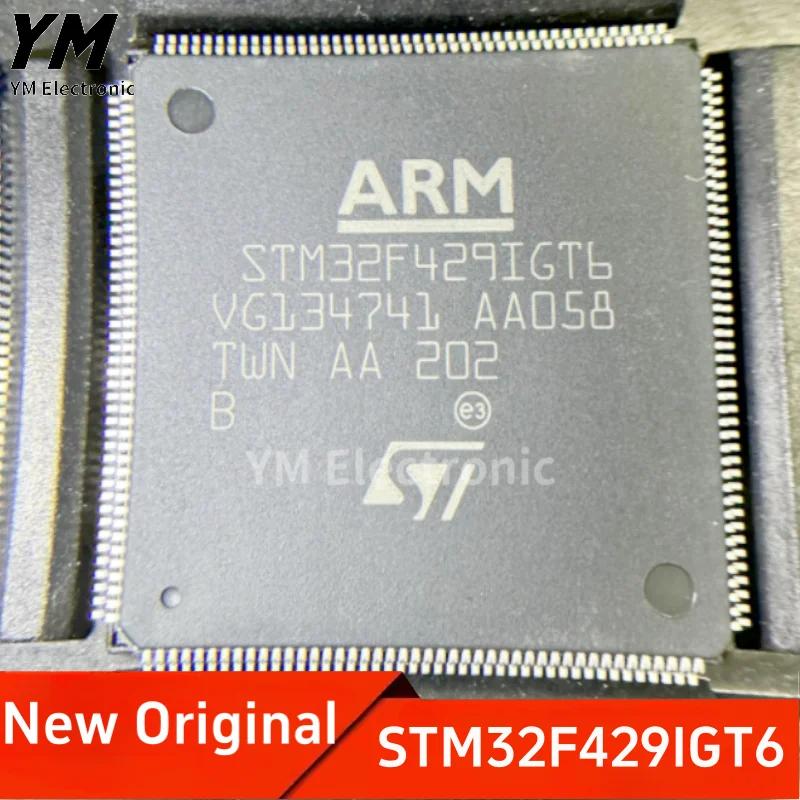 

New Original STM32F429IGT6 LQFP-176 ARM Cortex-M4 32-bit Microcontroller MCU