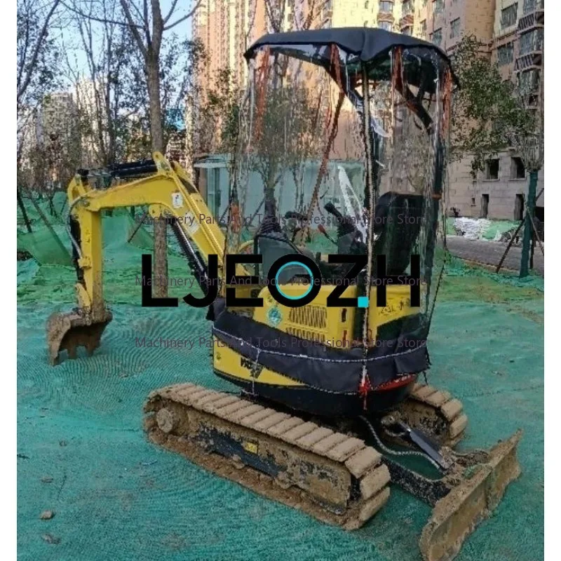

Mini Excavator Car Cover Warm Awning Pvc Windproof For Kubota U15 U17 U20 U30