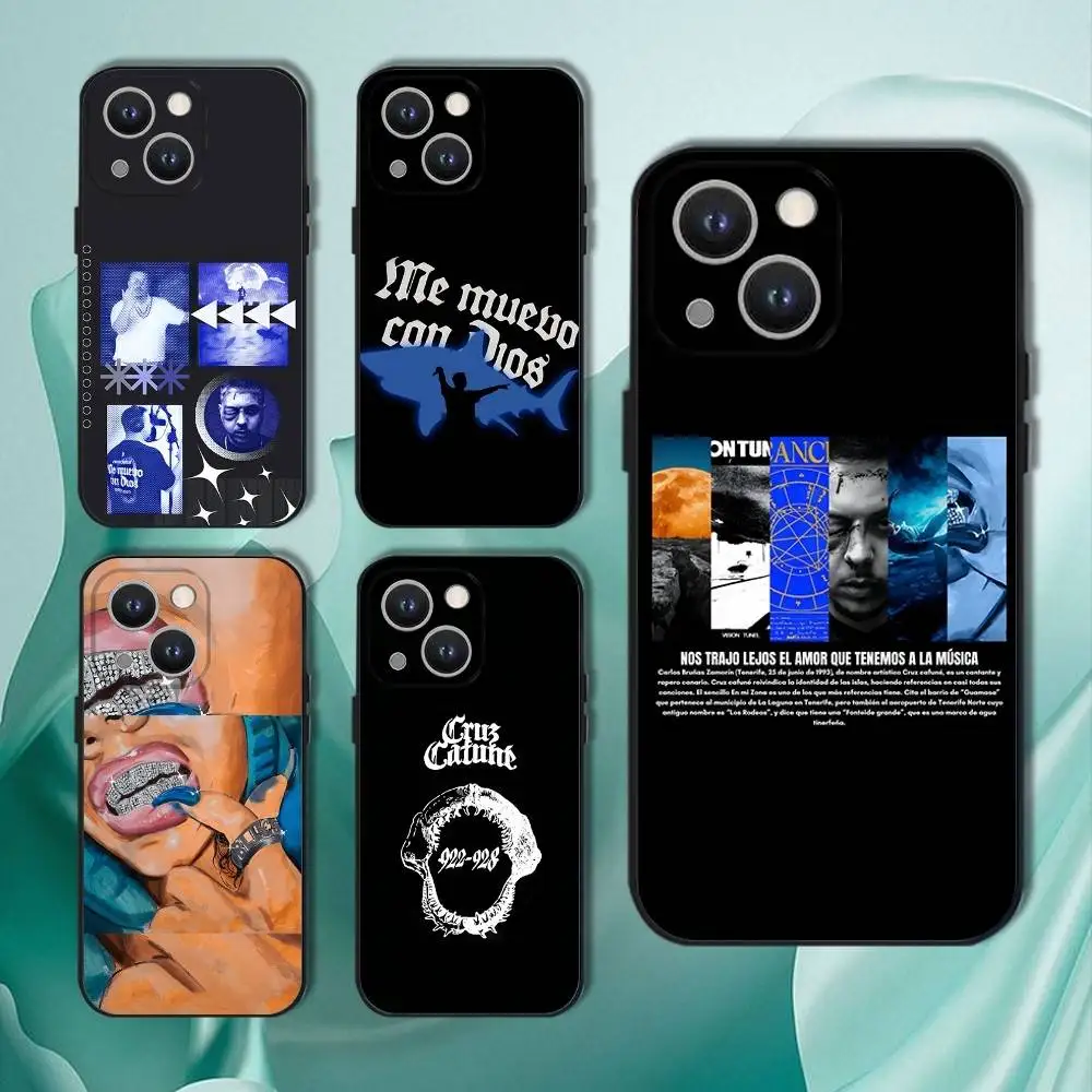 

Cruz Cafune Me Muevo Con Dios Phone Case For iPhone 17,16,15,14,13,12,11,Pro,XS,Max,XR,Plus,E,SE4,Mini Black Soft Cover