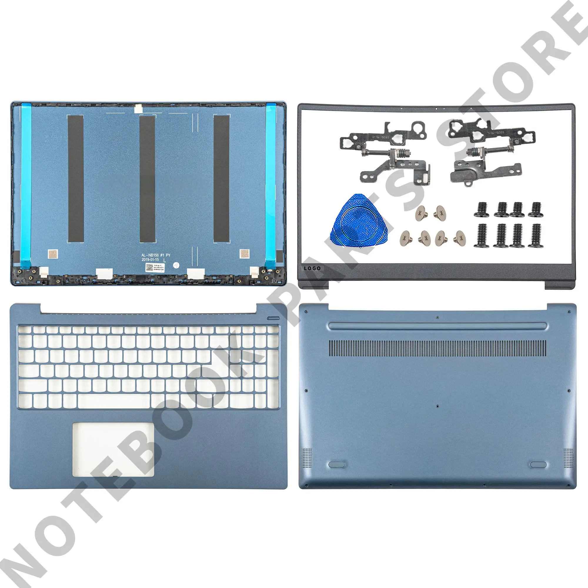 

Notebook Parts For Ideapad 330s-15 330S-15IKB 330S-15AST 15ARR LCD Back Cover Front Bezel Bottom Case Hinges Replace Blue