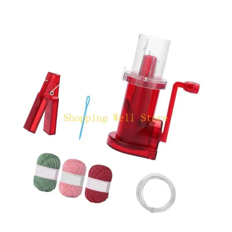 

KX4B ручная вязальная машина, вязальная машина, ручная вязальная машина для вязания шнура с пряжей, игла, шнур для плетения