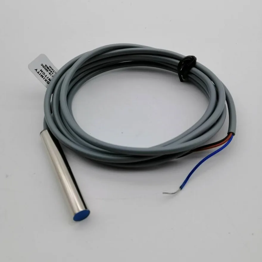 CHUX Cylinder Inductive Proximity Sensor NPN M6 Flush Type NO/ NC LJ6 IM6-1-DNA/NB 1mm Detect Distance Motion Approach Sensor Sw
