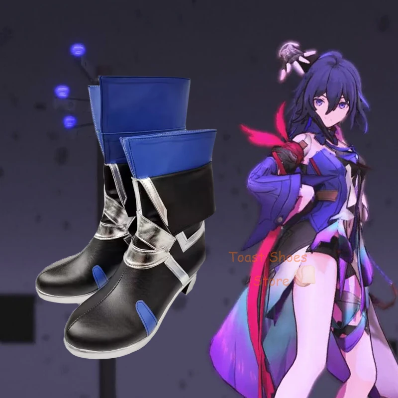 Honkai-zapatos de Cosplay de Star Rail, juego de rol de Anime para fiesta de Halloween, zapatos de utilería