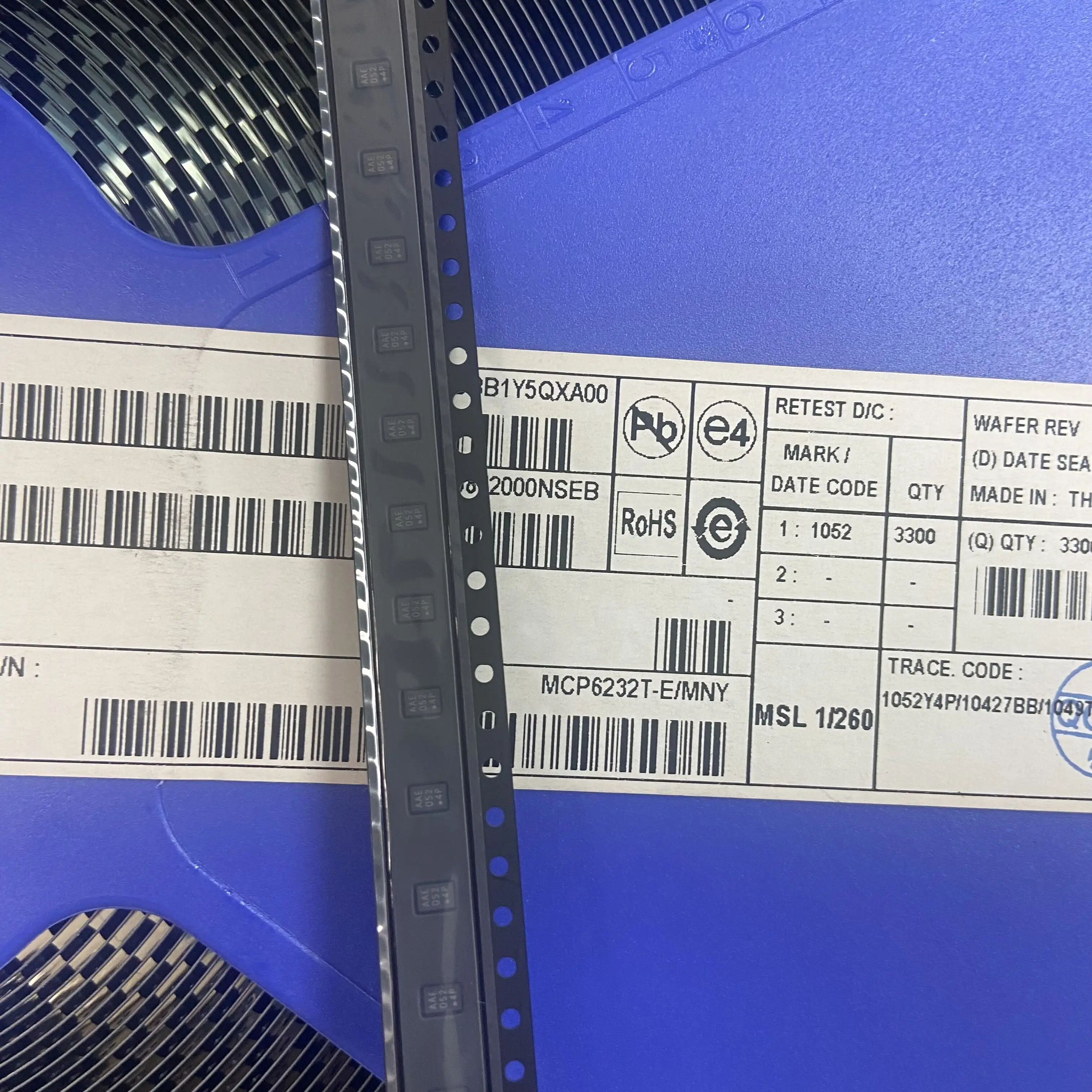 Original electronic components of MCP6232T-E/MNY TDFN-8-EP(2x3) operational amplifier chip