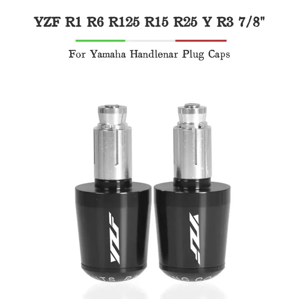 

Для Yamaha YZF R1 YZF R6 YZF R125 YZFR15 R25 R3 7/8 "мотоциклетные универсальные ручки на руль, заглушка, концы, слайдер