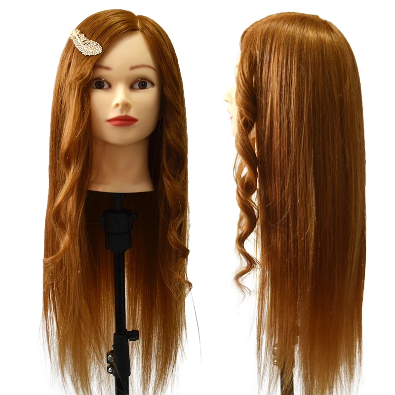 

голова для причесок 85% натуральными волосами для практики, горячие завитки, выпрямление, голова манекена, укладки, Парикмахерская Кукольная голова