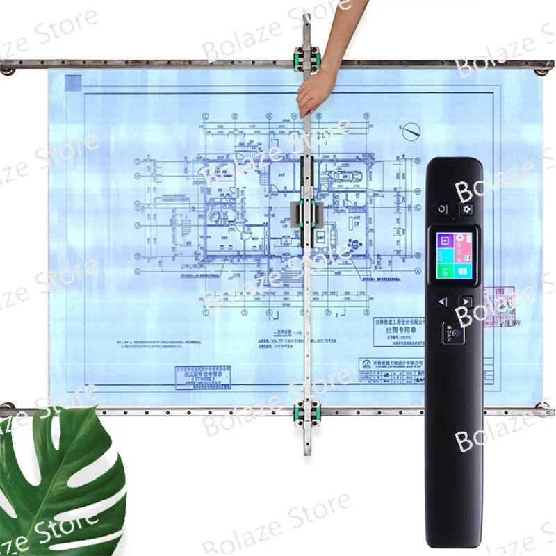 

Large-format Track Scanner for Engineering Drawings A0 Portable High-definition Calligraphy and Painting Slate Scanner 1050dpi