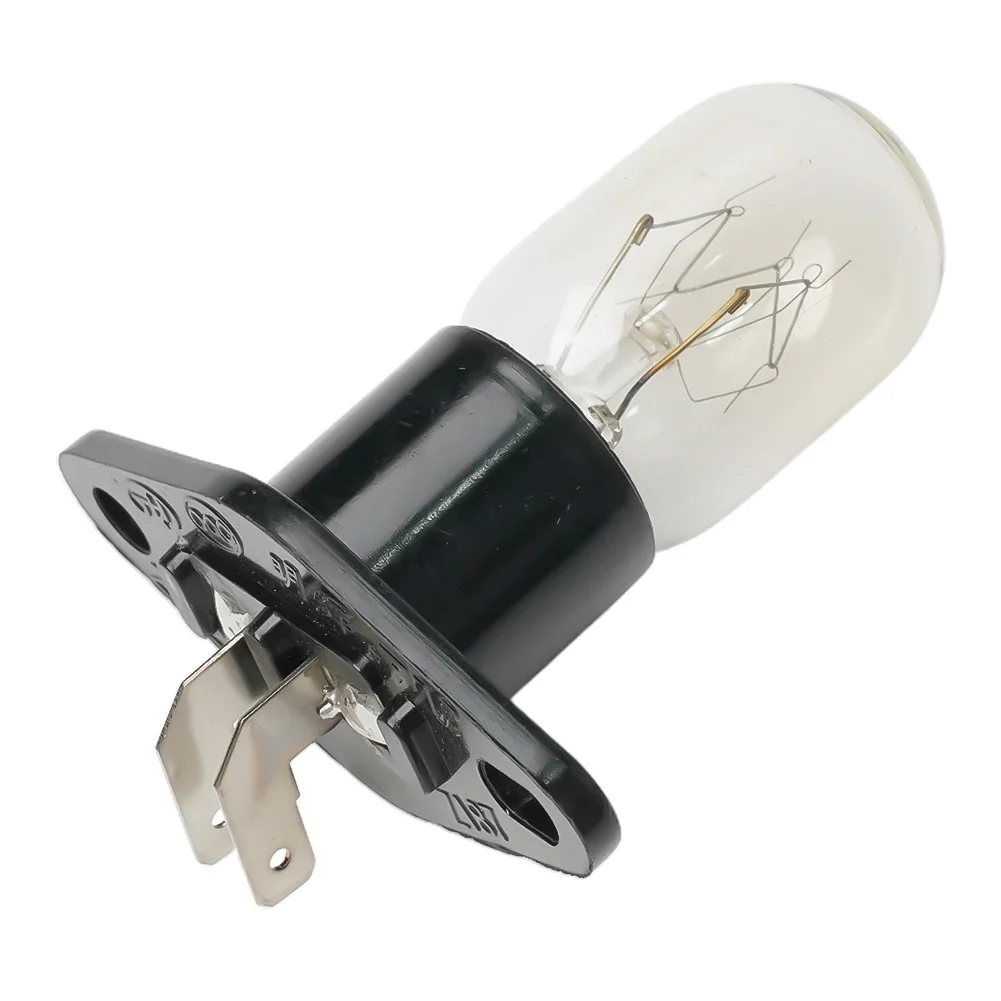 หลอดไฟไมโครเวฟเตาอบเตาอบไมโครเวฟแบบ2หมุด2A หลอดไฟ250V และฐานไม่สามารถถอดประกอบได้ทนทานคุณภาพสูง