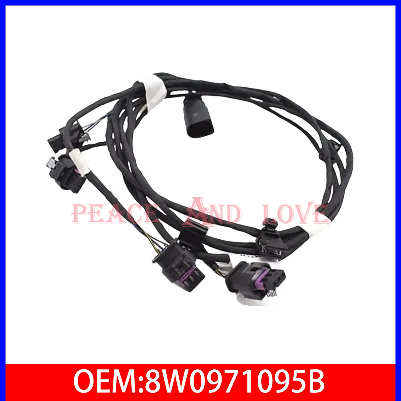 

8W0971095B 1PCS Front Parking Sensors Cable Wiring Harness For Audi A4 S4 2015-2018