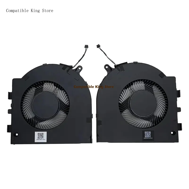 X New CPU+GPU Cooling Fan for Razer Blade 18 RZ09-0484 2023 2024 Series FQAD FQAF DFS2400129S0T DFS2012129S0T DC12V 1A Fan