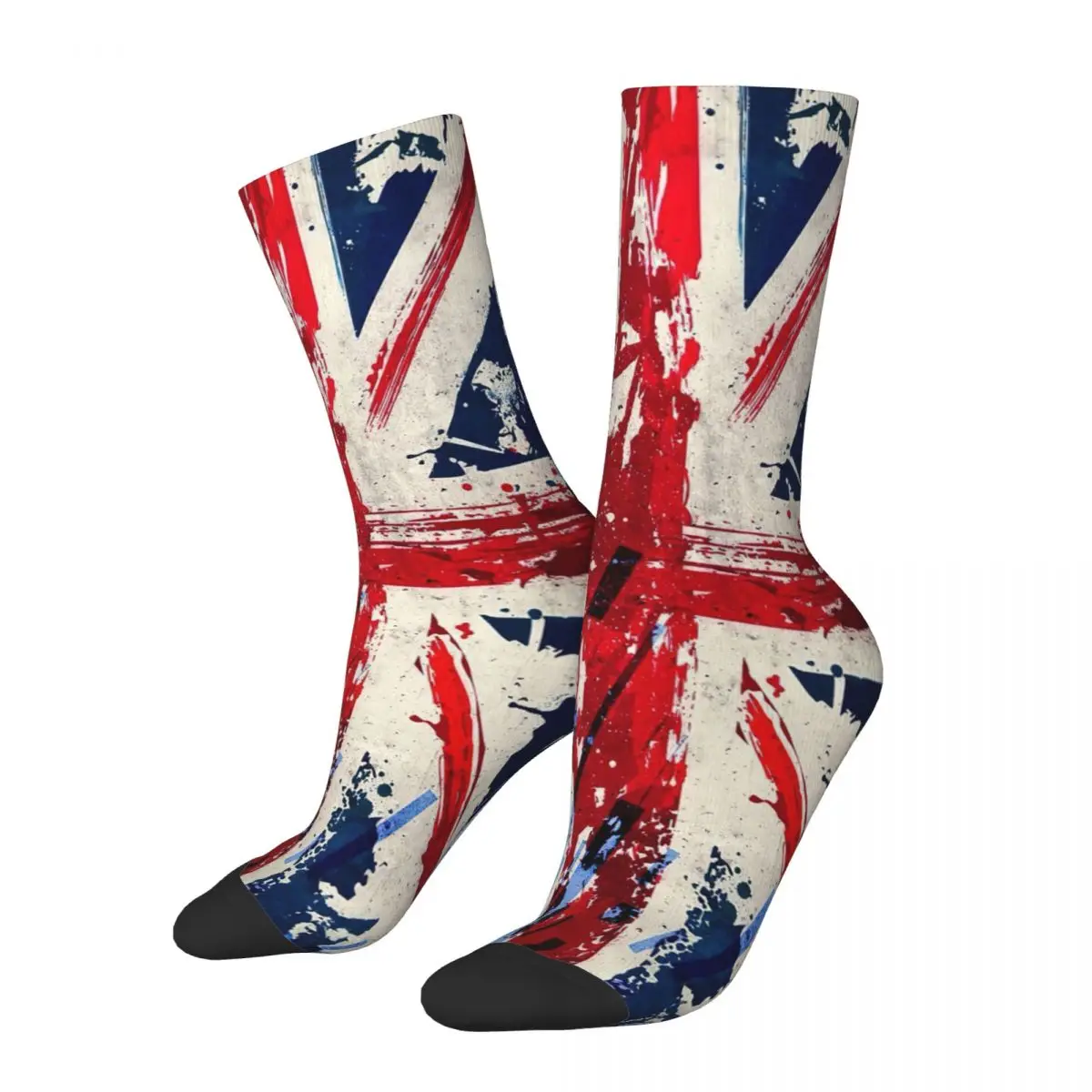 Uk Flag England Colorful Socks Men's Women's Polyester Casual Socks High Quality Spring Summer Autumn Winter Stockings Gift