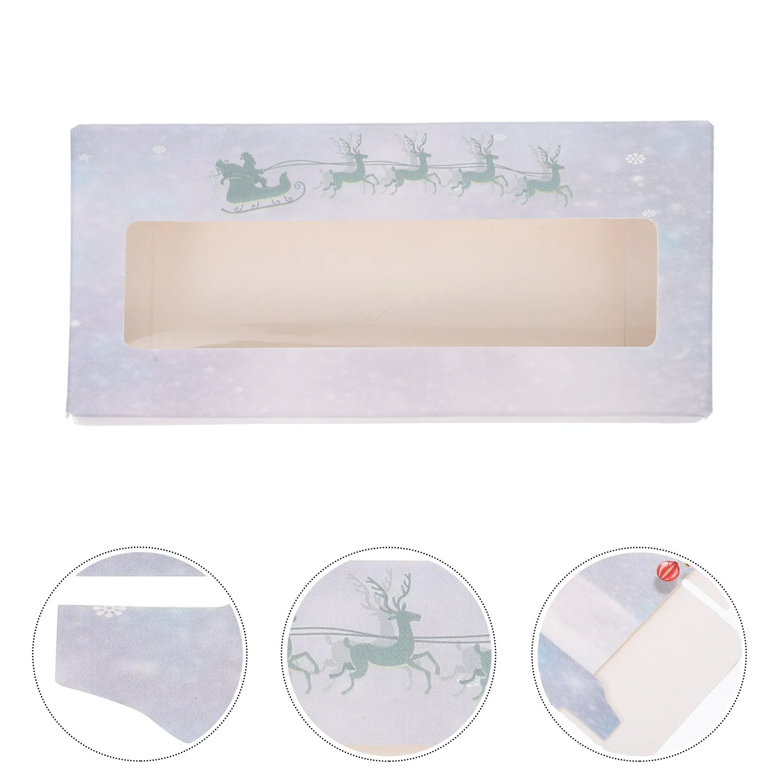 25 قطعة من حقيبة تخزين الرموش لعيد الميلاد، حامل رموش محمول، تصميم جميل، تحتاج الحياة اليومية، حافظة رموش لعيد الميلاد