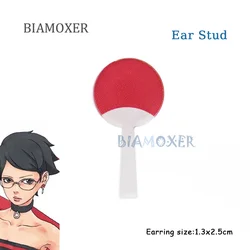 Uchiha Sarada Cosplay Earring Ear Clip Ear Stud Cosplay Costume Accessories